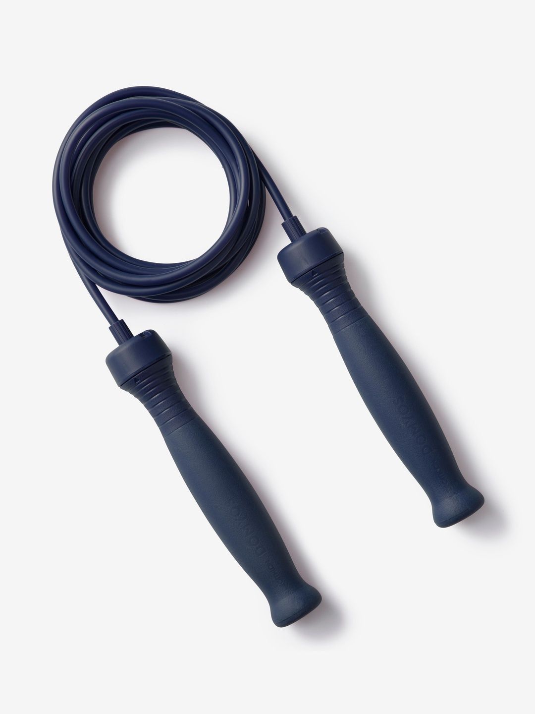 Decathlon Decathlon Domyos - Adults Dark Blue Adjustable Rubber Handle Jump Rope 3m