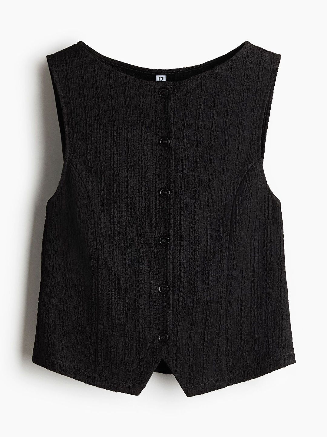 H&M Textured Jersey Waistcoat