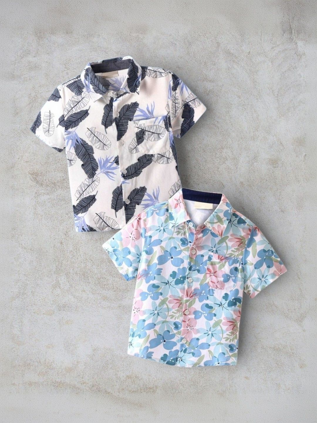 DUTT CREATION Boys Classic Floral Printed Casual Shirt