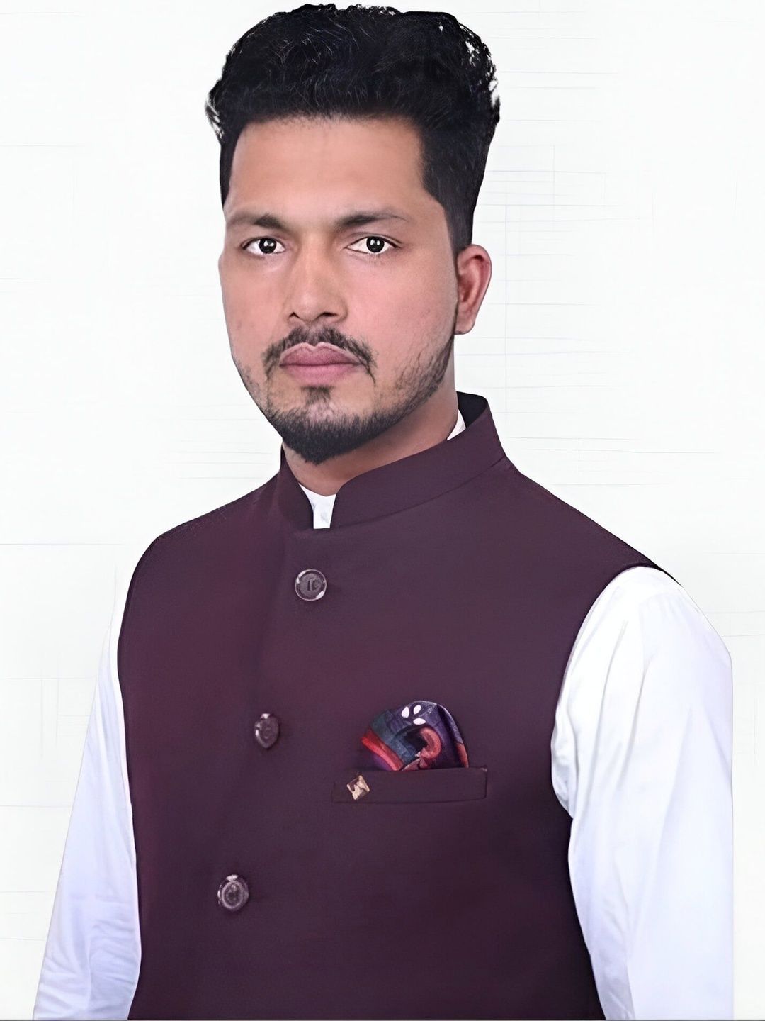 RISANI Mandarin Collar Nehru Jacket