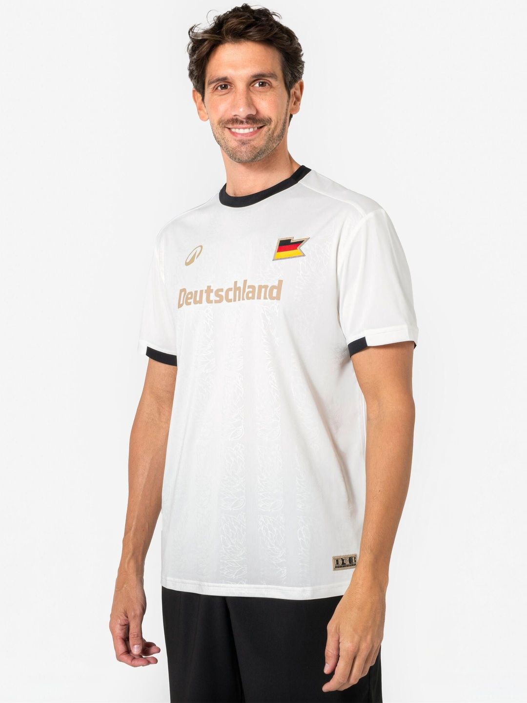 Decathlon Kipsta - Adults White Germany Supporter Moisture Wicking Football Jersey