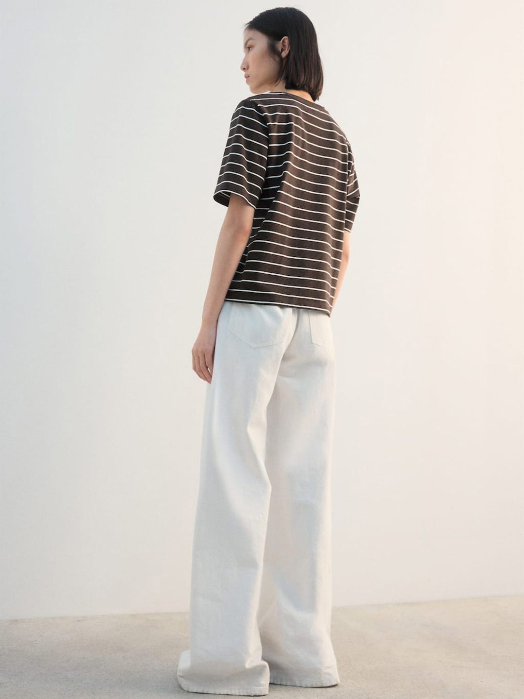 Striped Pure Cotton T-shirt