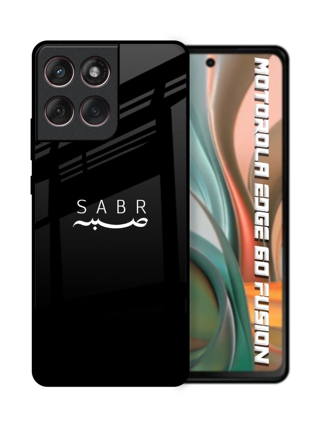 QRIOH Typography Printed Motorola Edge 60 Fusion Back Case Mobile Accessories