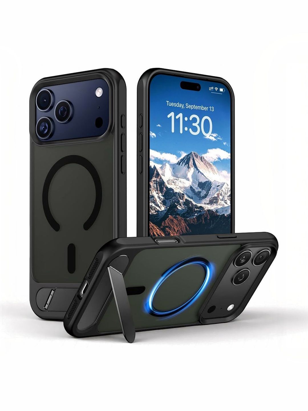 Palay Solid Printed iPhone 17 Pro Max Back Case Mobile Accessories