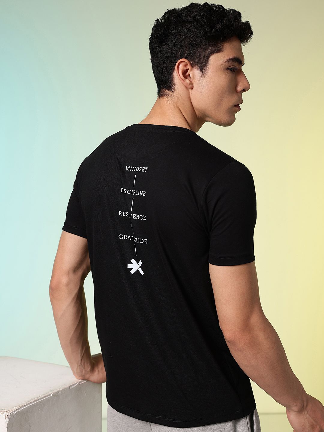 HRX by Hrithik Roshan Typography Printed Pure Cotton T-shirt