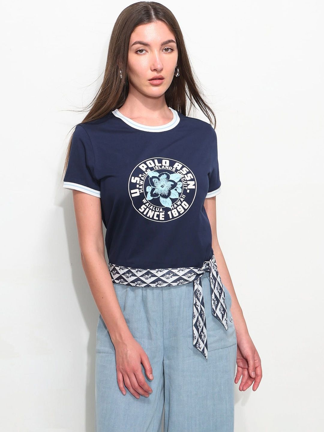 Women Printed T-shirt U.S. Polo Assn. Women Women Printed T-shirt