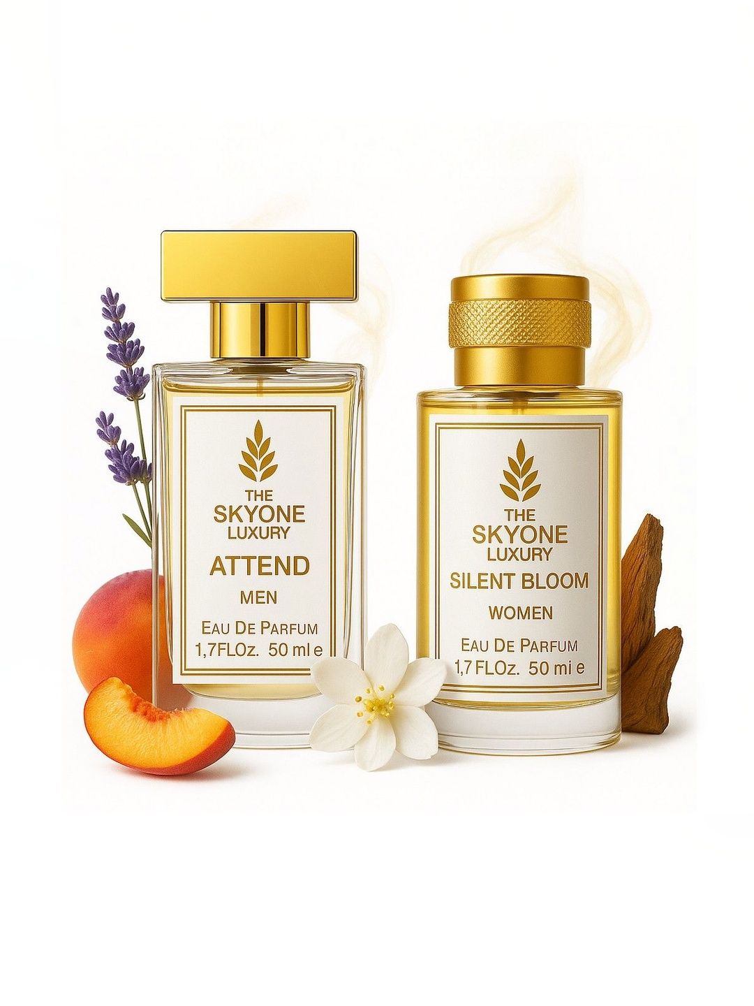 The Skyone Luxury Set Of 2 Attend & Slient Bloom Eau De Parfum - 50 ml Each