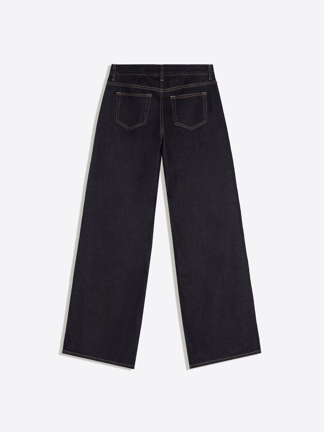 Low-rise wide-leg jeans