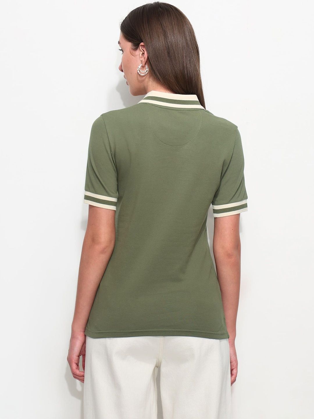 Brand Logo Polo Collar T-shirt