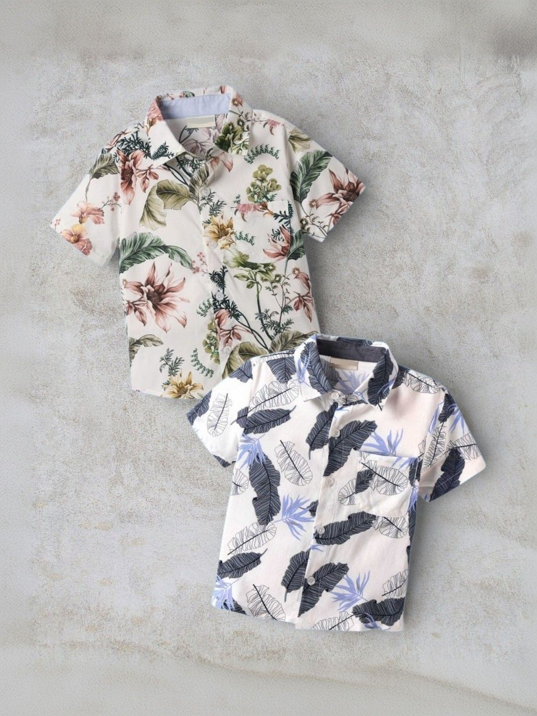 DUTT CREATION Boys Classic Floral Printed Casual Shirt