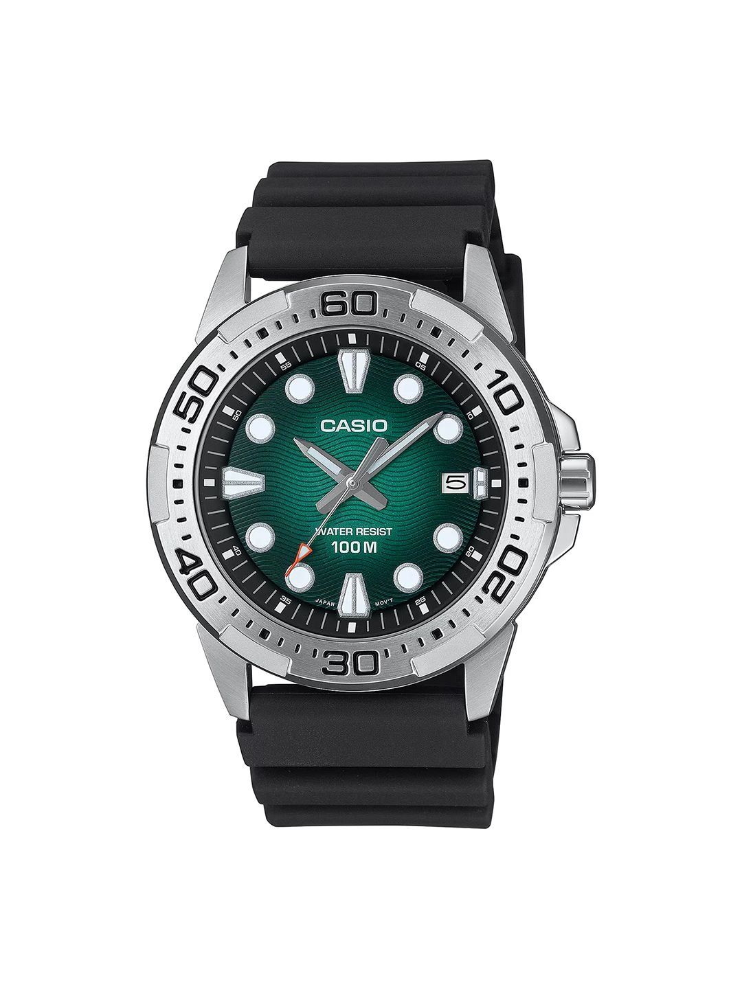 CASIO CASIO Men Dial & Straps Analogue Date Aperture Watch A2481