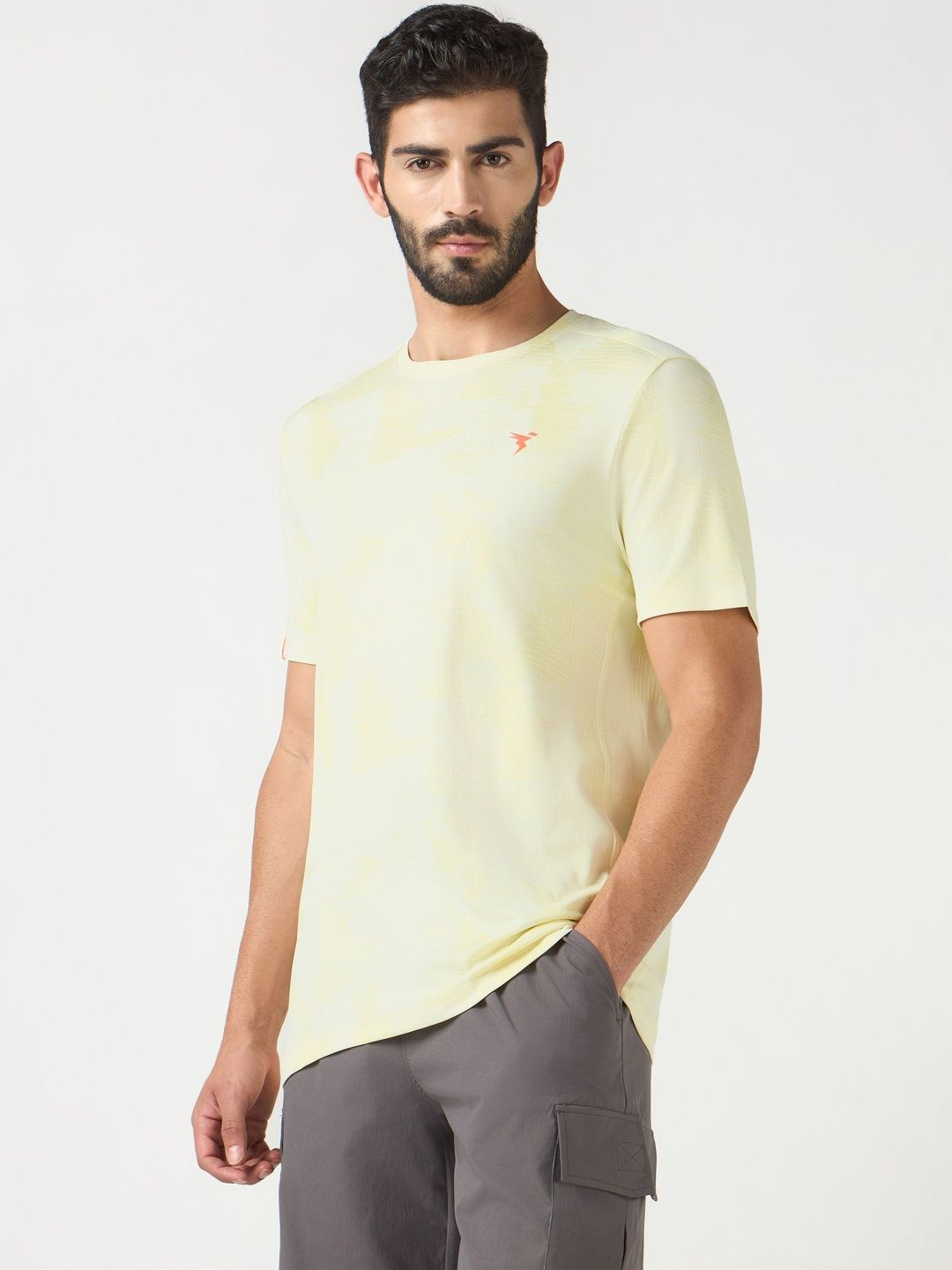 Technosport Men Anti Static Slim Fit T-shirt