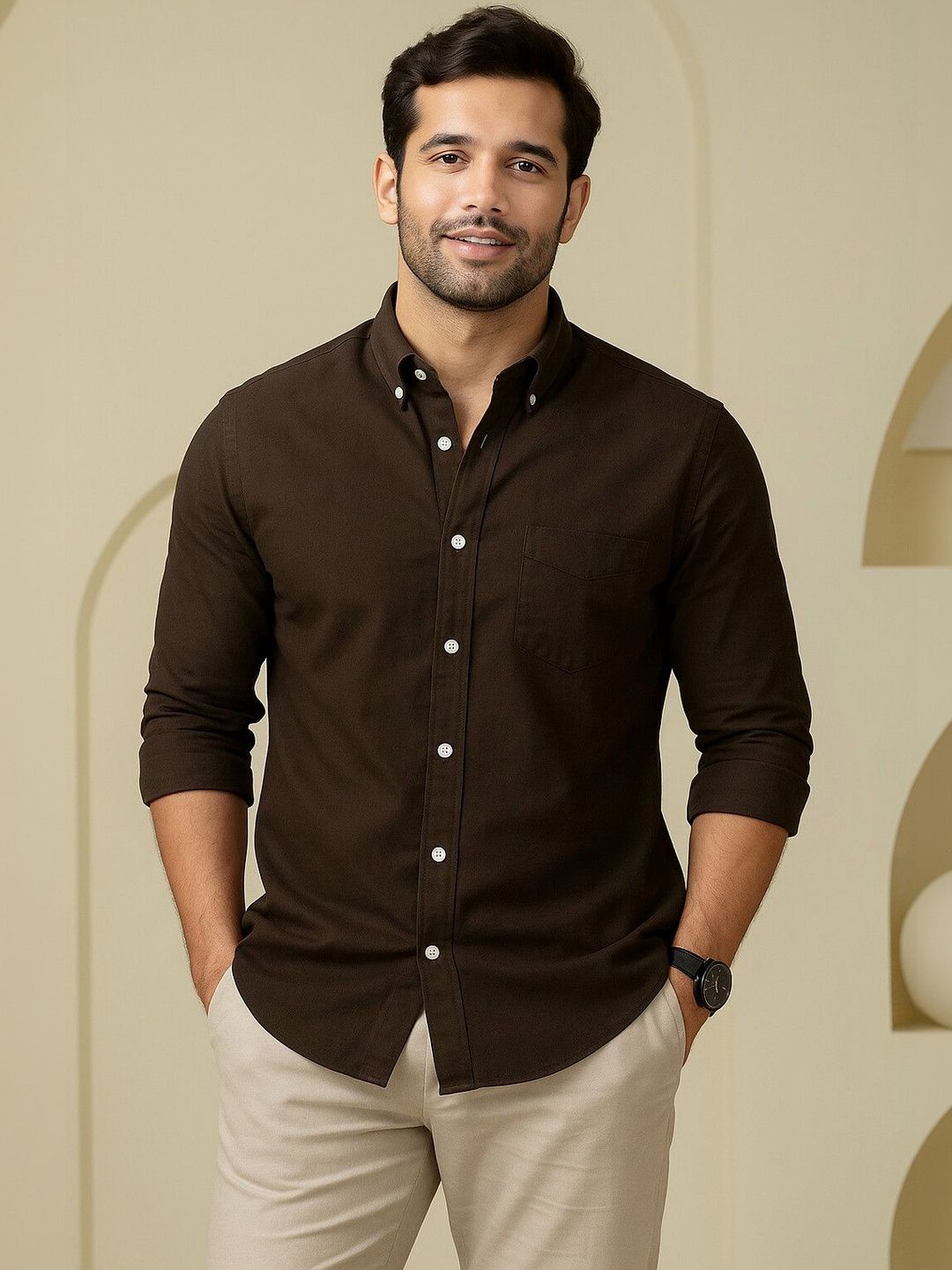 NETTO UOMO Men Casual Shirt deal from myntra