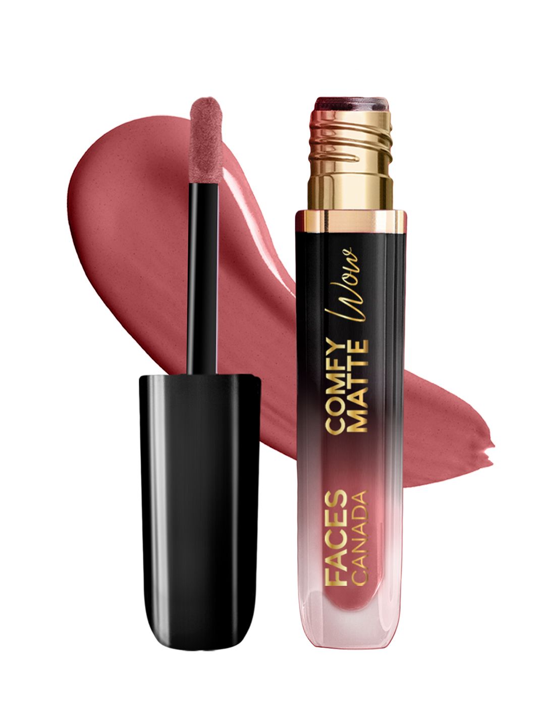 FACES CANADA Comfy Matte Wow Liquid Lipstick - 3.8 ml  - Tea Rose 12