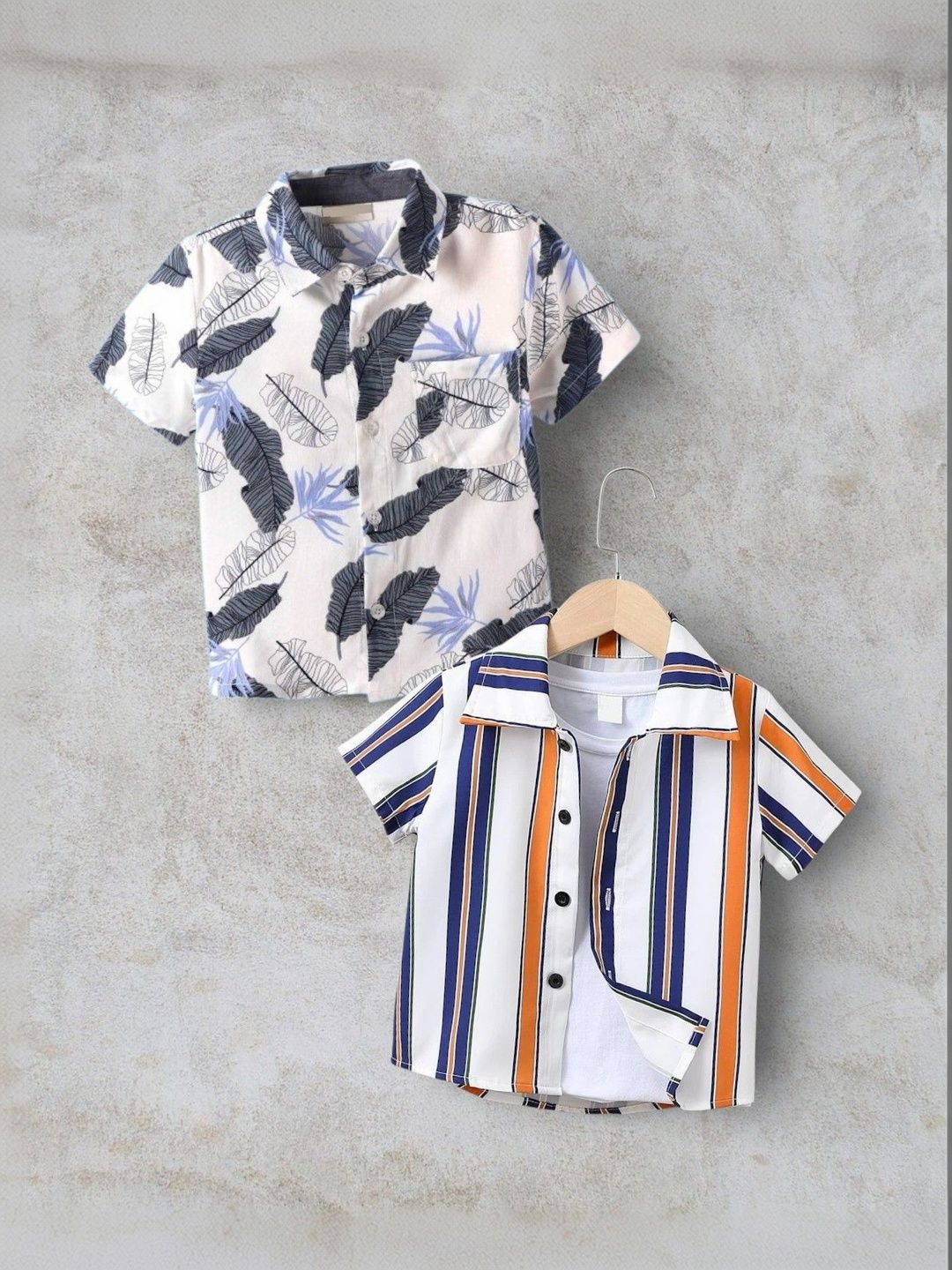 DUTT CREATION Boys Classic Floral Printed Casual Shirt