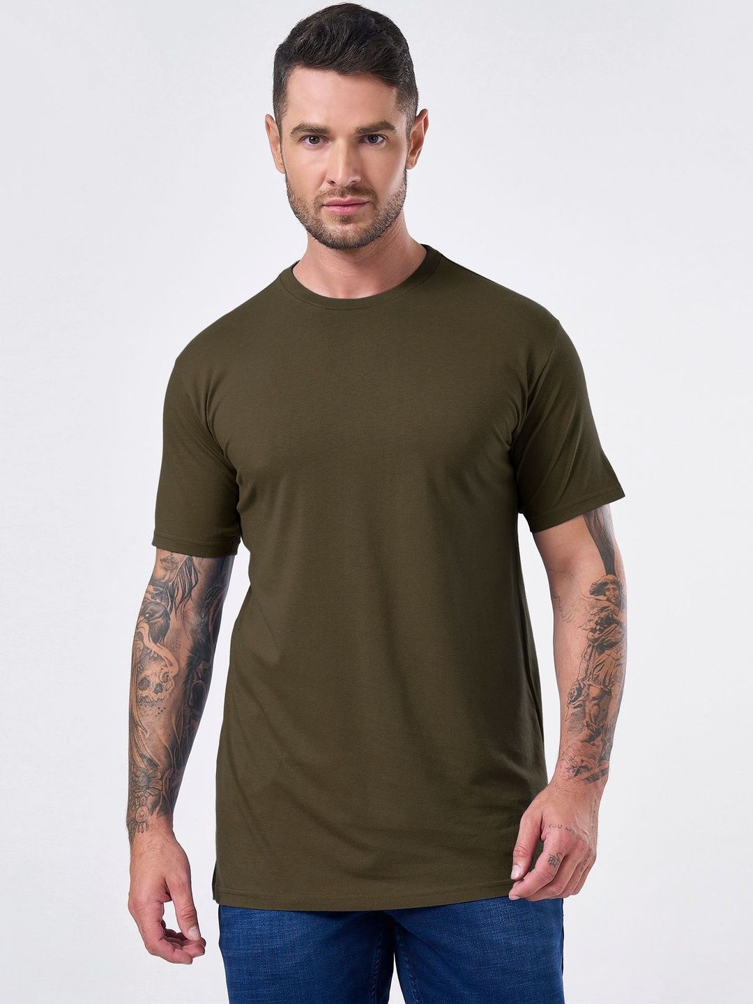 Buy Street 808 by Pantaloons Round Neck Pure Cotton T-shirt Buy Street 808 by Pantaloons Round Neck Pure Cotton T-shirt
