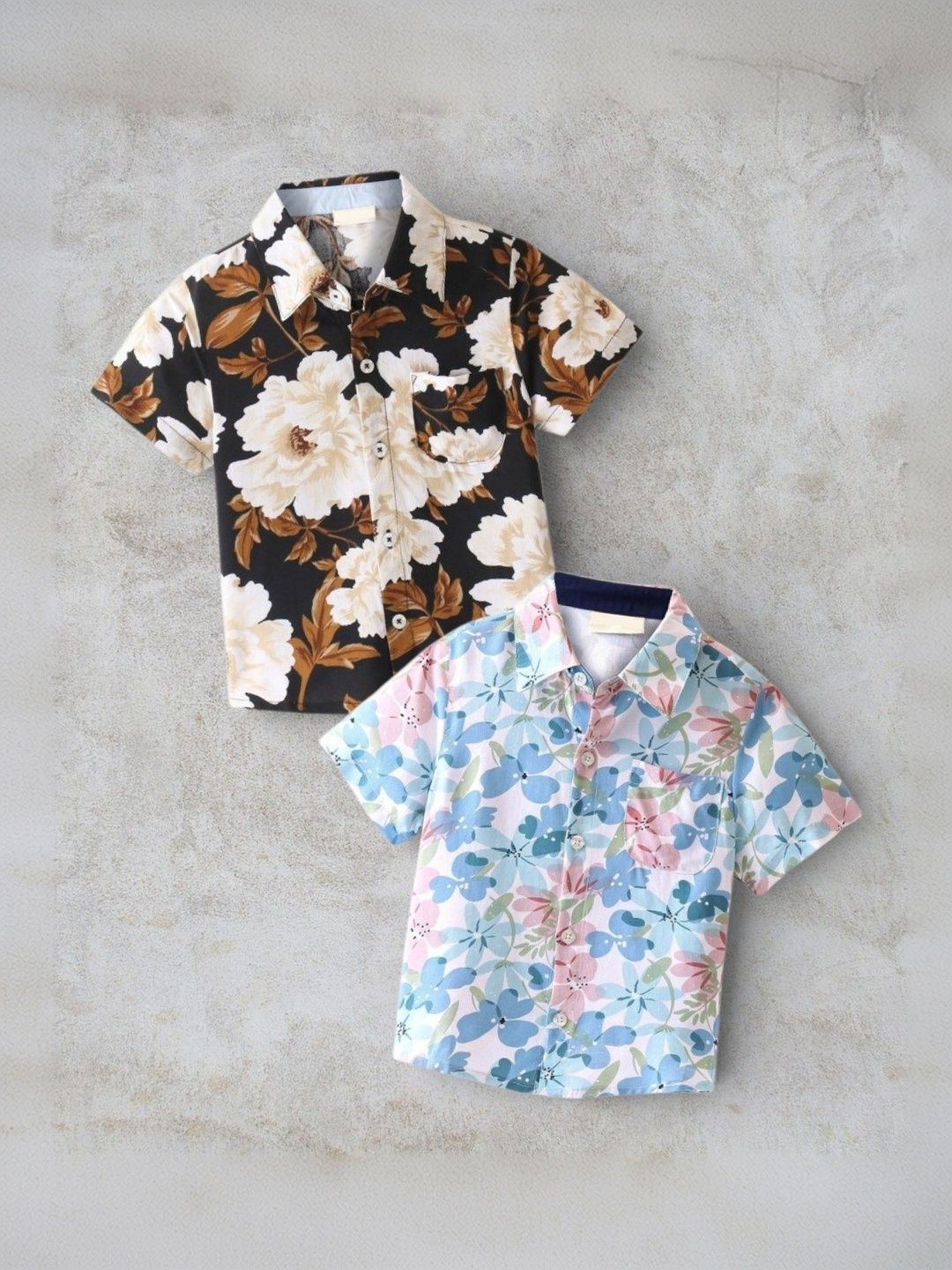 DUTT CREATION Boys Classic Floral Printed Casual Shirt