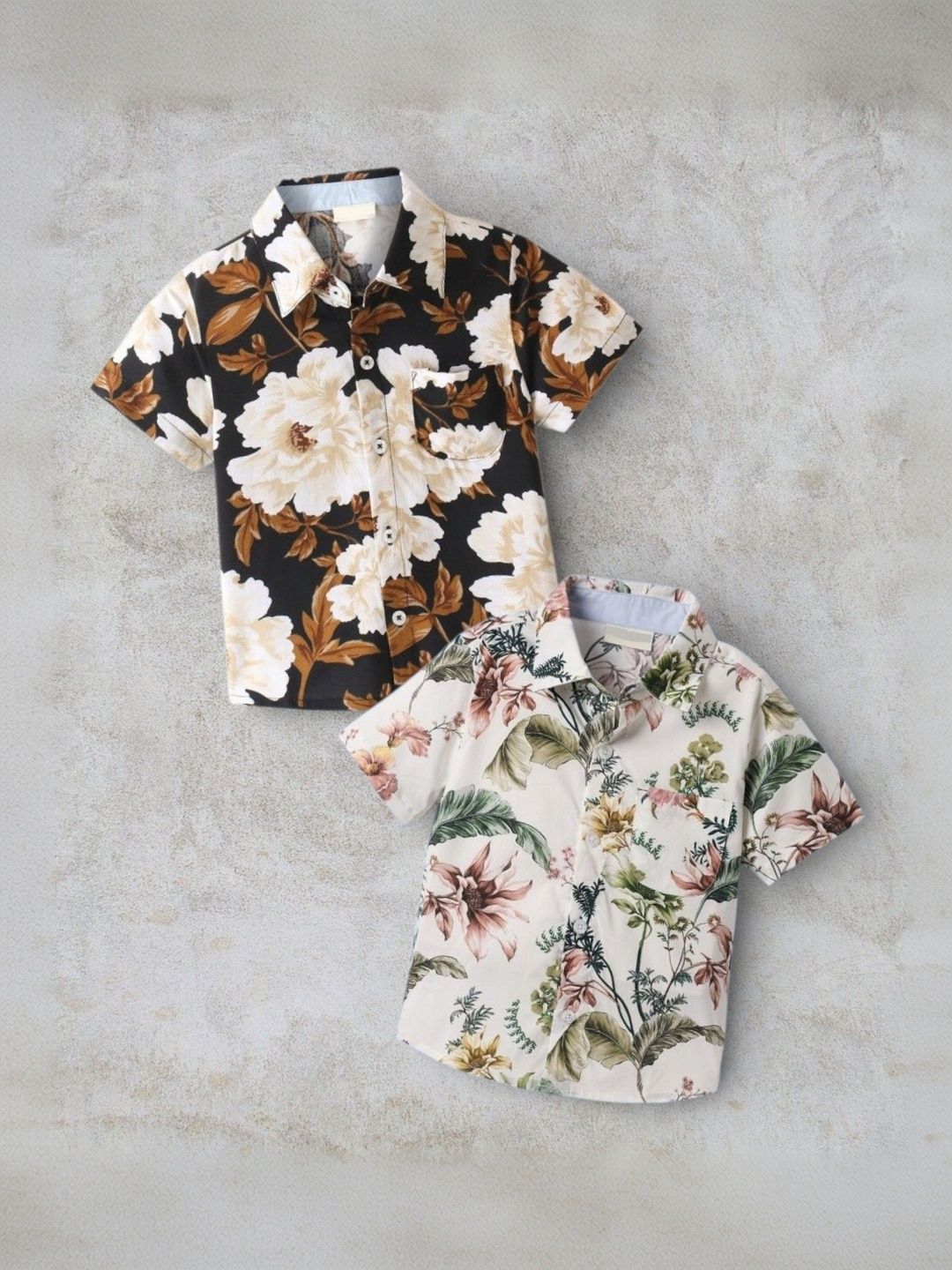 DUTT CREATION Boys Classic Floral Printed Casual Shirt