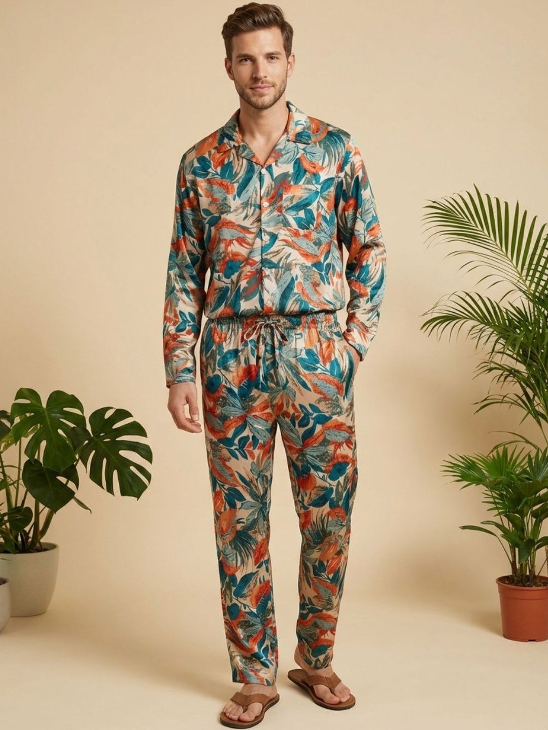 Sweet Dreams Men Printed Night suit