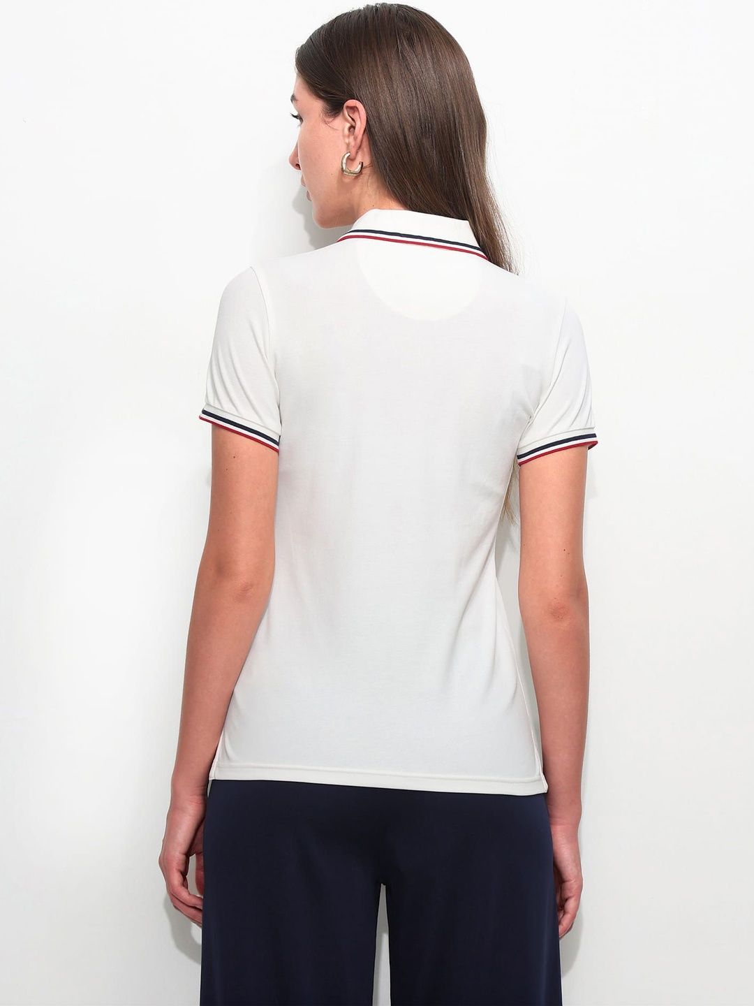 Brand Logo Polo Collar T-shirt
