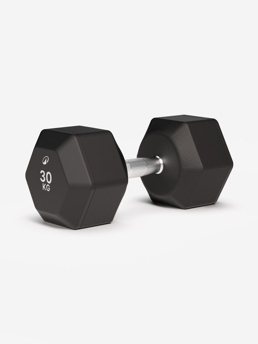 Decathlon Decathlon Corength - Adults Black Cross and Weight Training Hex Dumbbell 30 kg