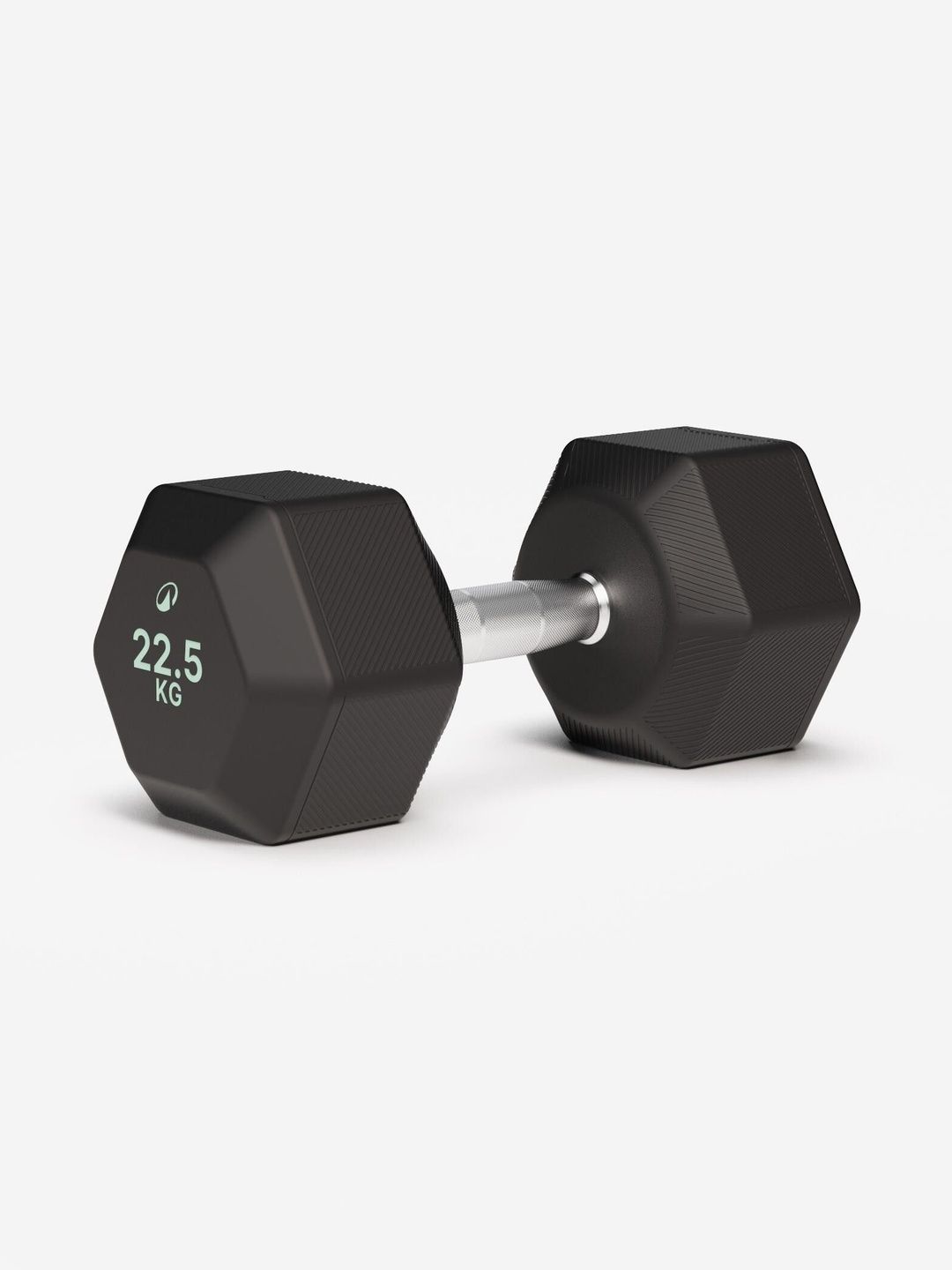 Decathlon Decathlon Corength - Adults Black Cross and Weight Training Hex Dumbbell 22.5 kg