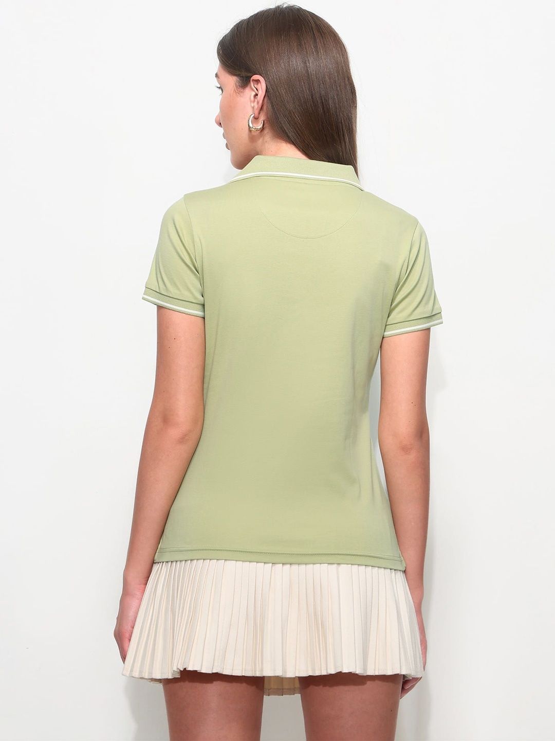 Brand Logo Polo Collar T-shirt