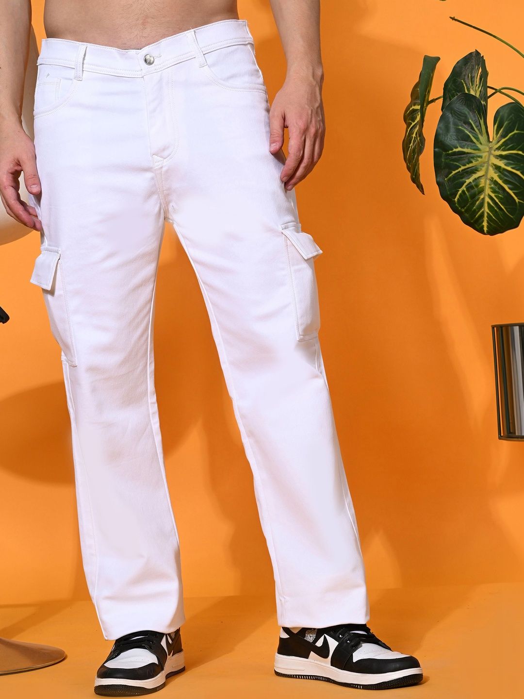 HERE&NOW Men Classic Regular Fit Mid-Rise Stretchable Jeans