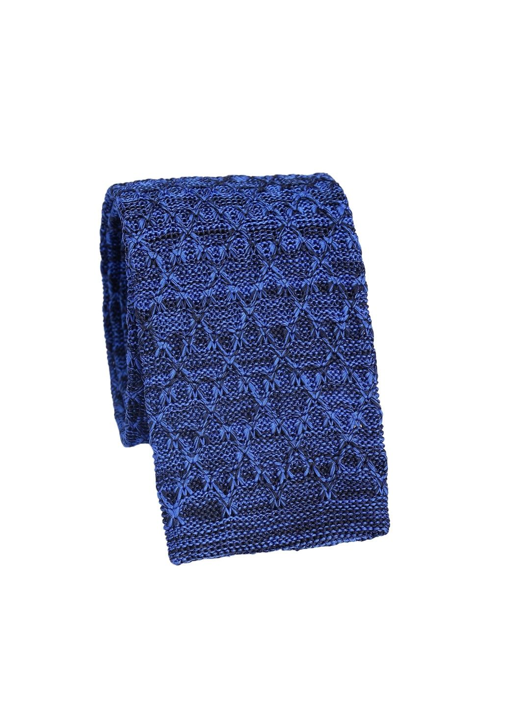 Alvaro Castagnino Men Woven Design Skinny Tie