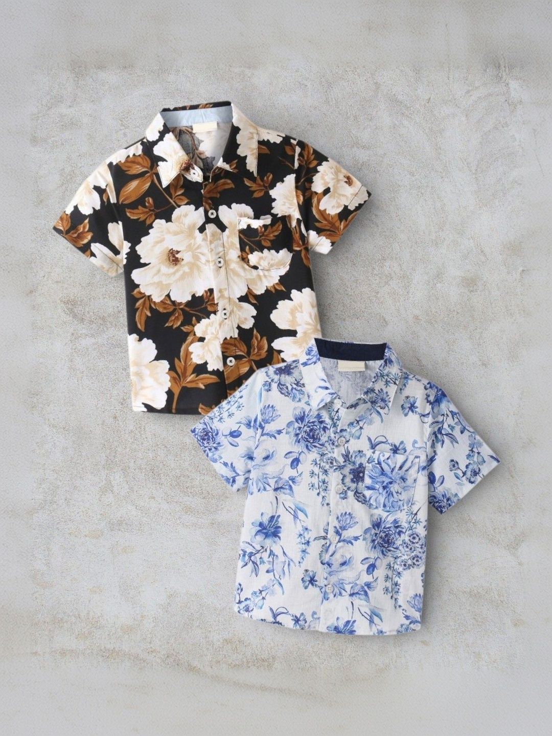 DUTT CREATION Boys Classic Floral Printed Casual Shirt