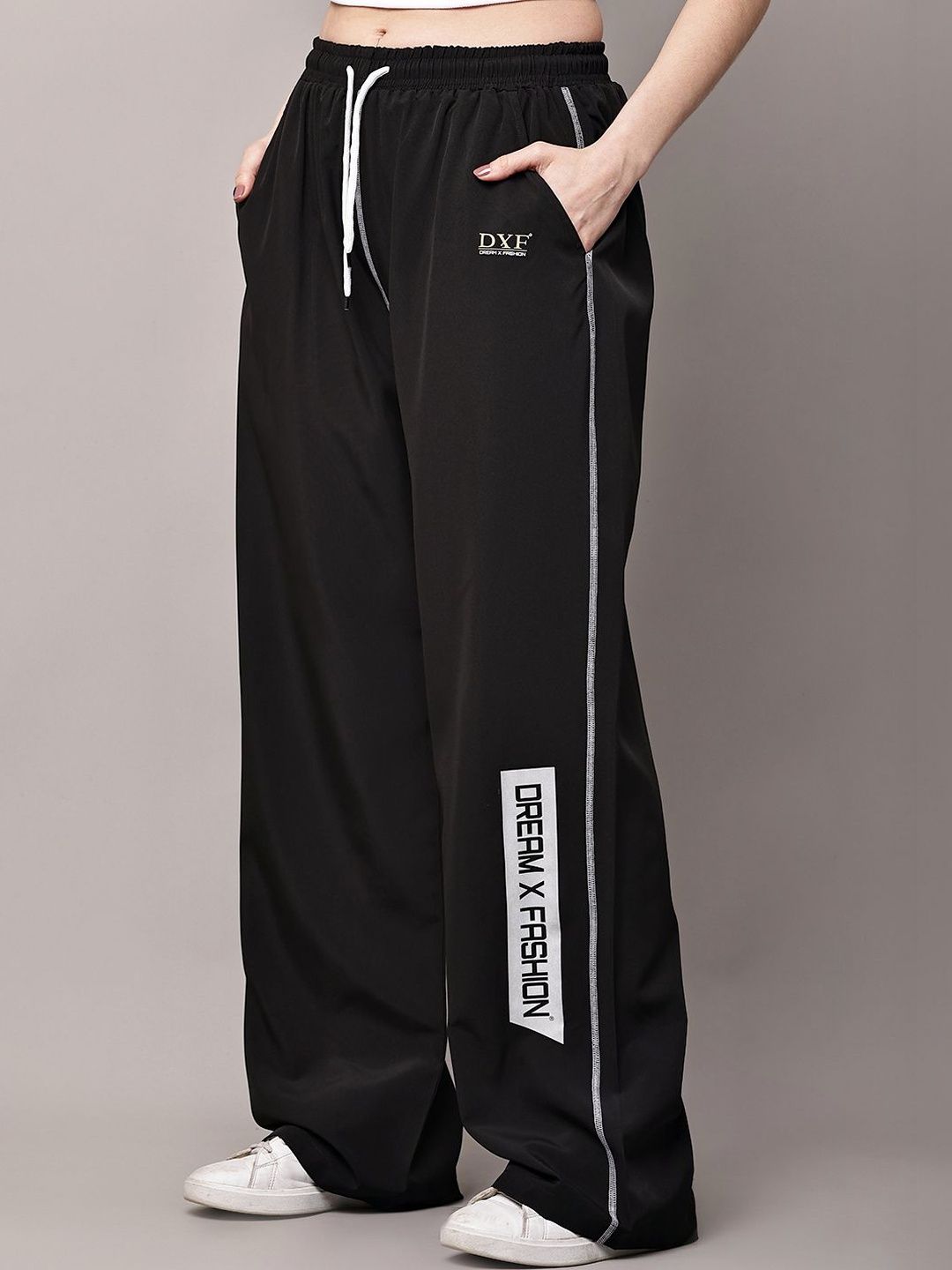 Buy AyezaHijab Women Regular Fit Typography Track Pants - Track