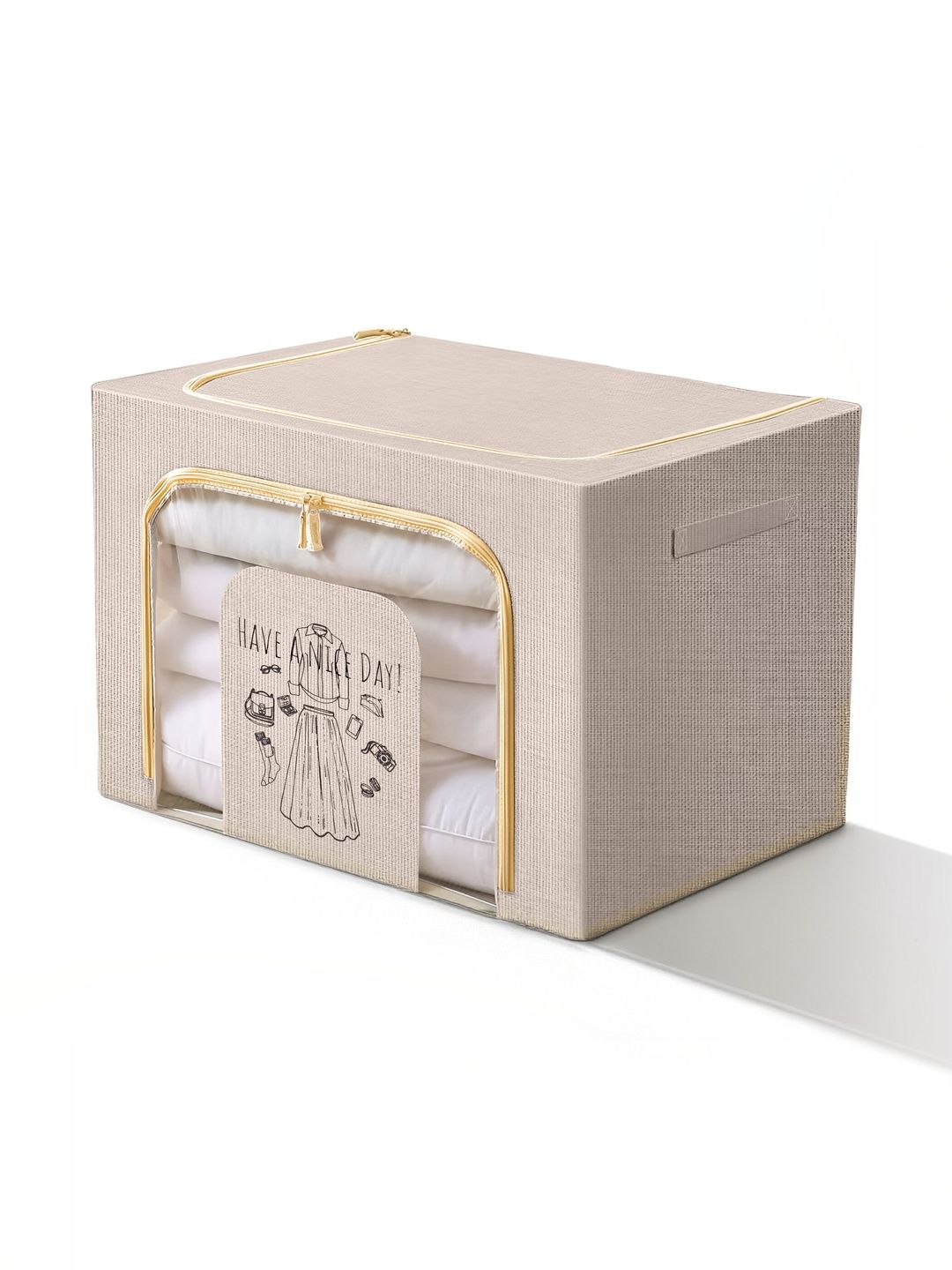 prime pick Beige Set of 1 Reusable Multi-Utility Organisers