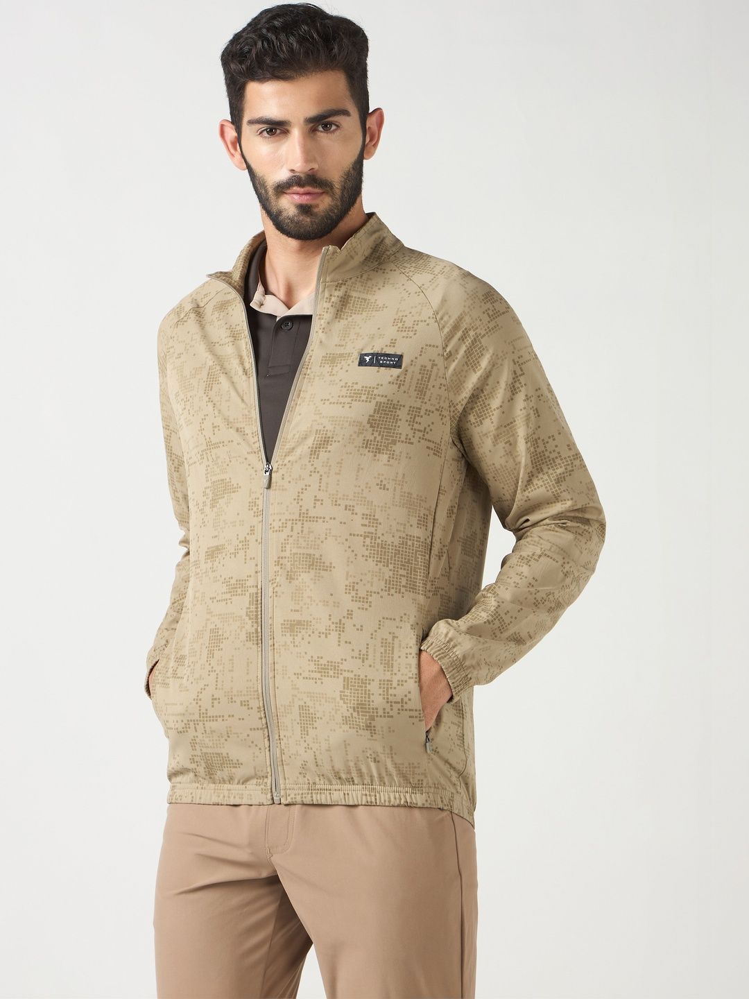 Technosport Men Camouflage Lightweight Outdoor Sporty Jacket