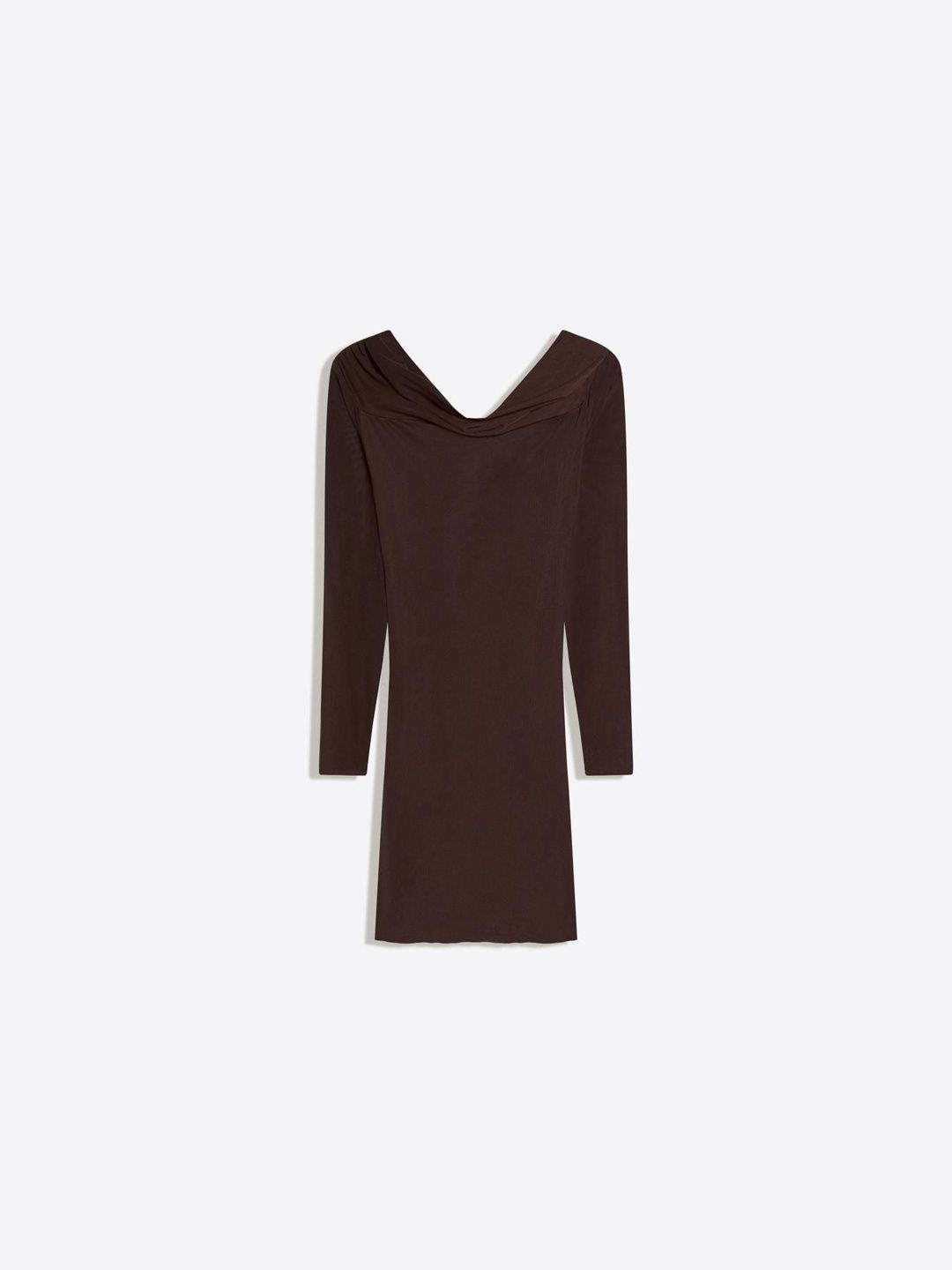 Tulle long sleeve mini dress with knots