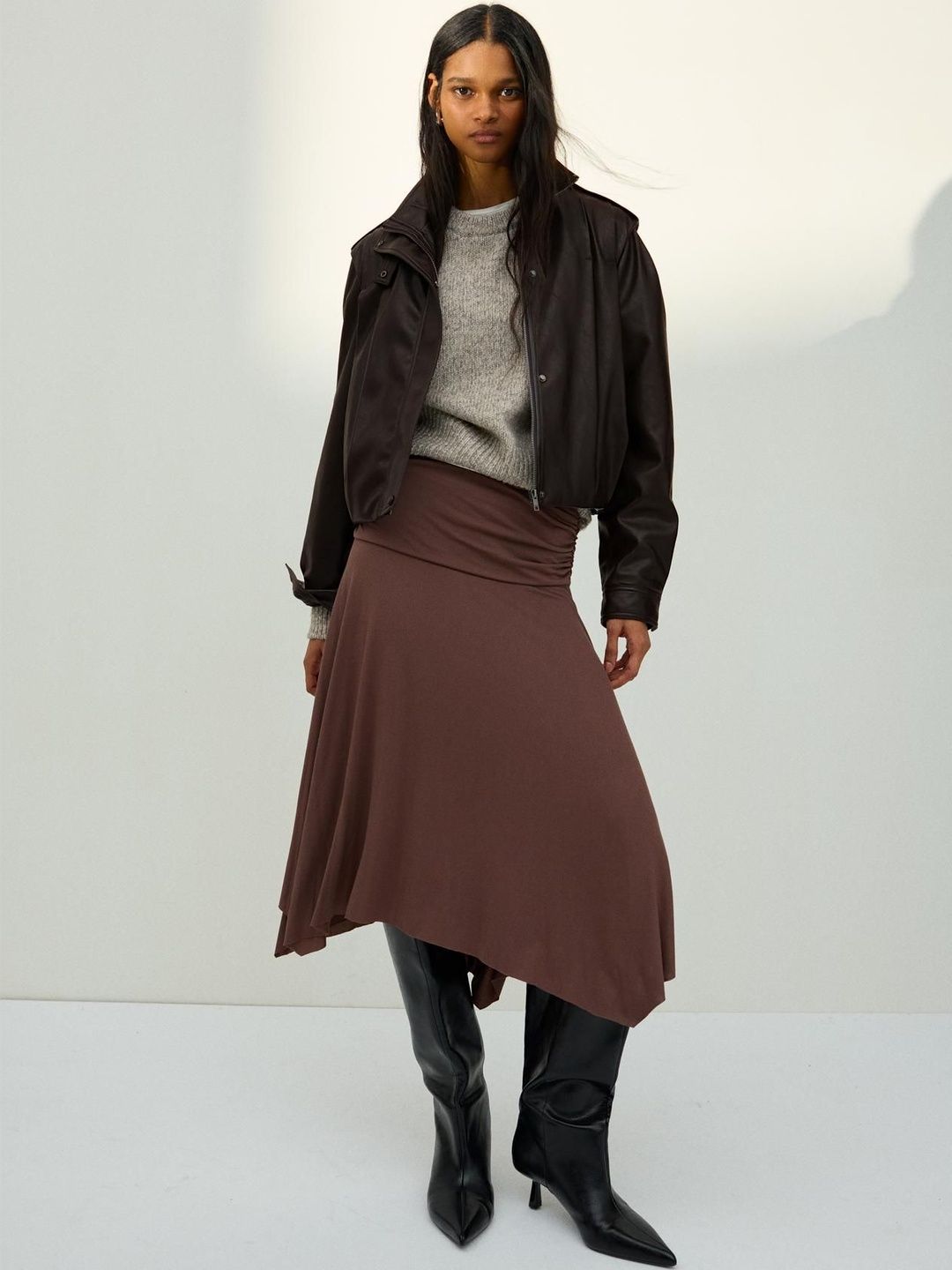 Buy Bershka Faux leather oversize jacket - Jackets for Women