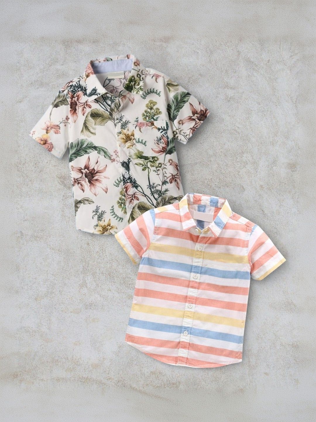DUTT CREATION Boys Classic Floral Printed Casual Shirt