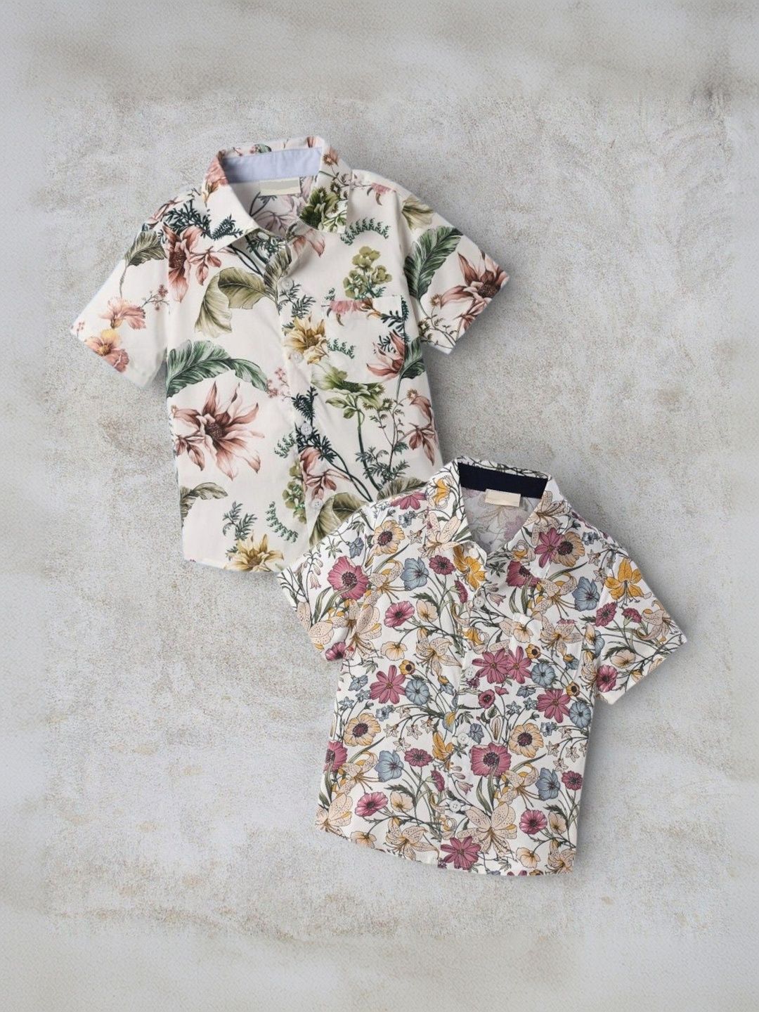 DUTT CREATION Boys Classic Floral Printed Casual Shirt
