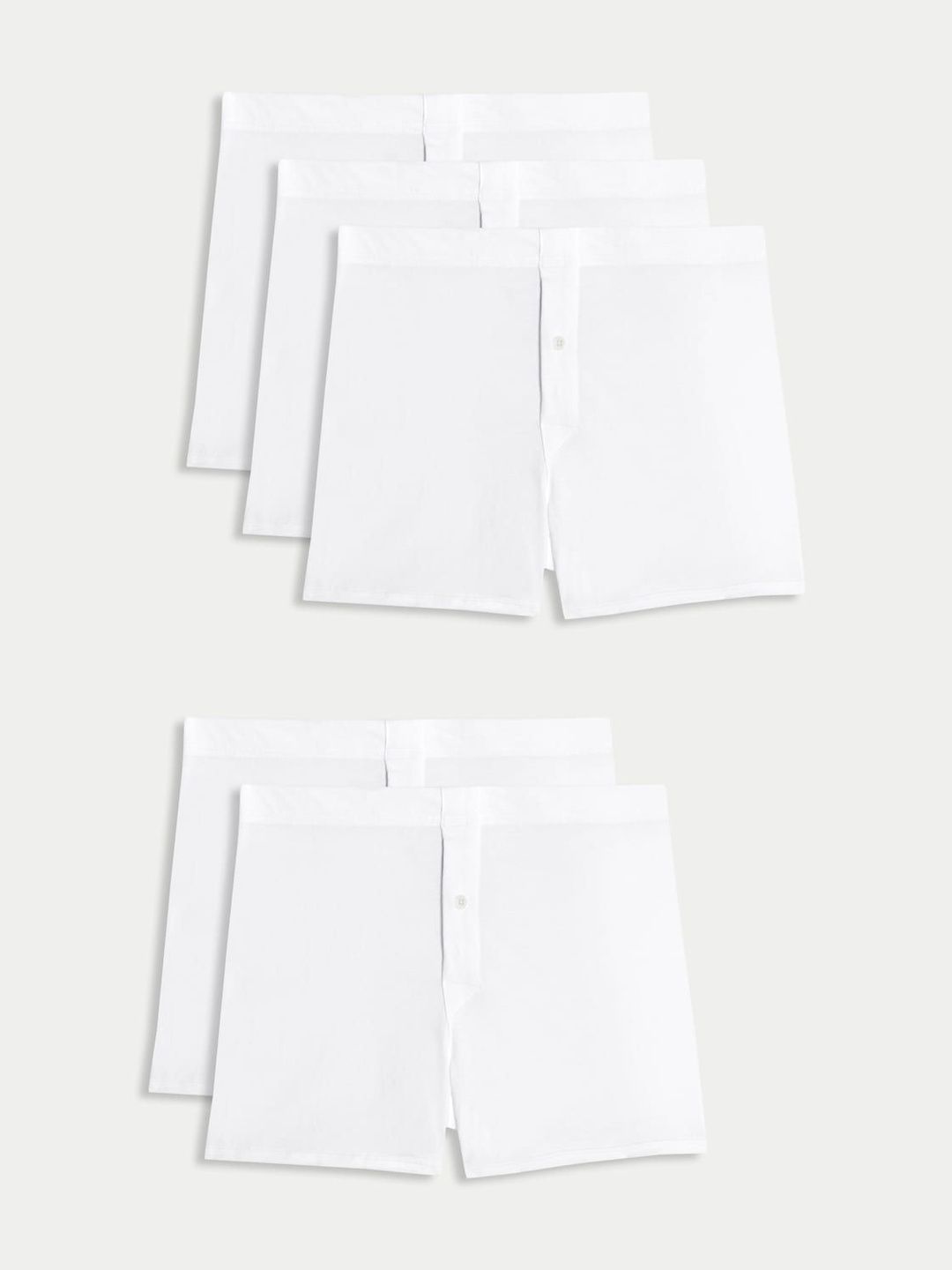 Marks & Spencer Men Pack of 5 Cotton Blend Basic Briefs