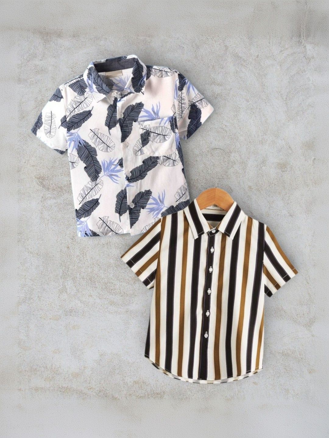 DUTT CREATION Boys Classic Floral Printed Casual Shirt