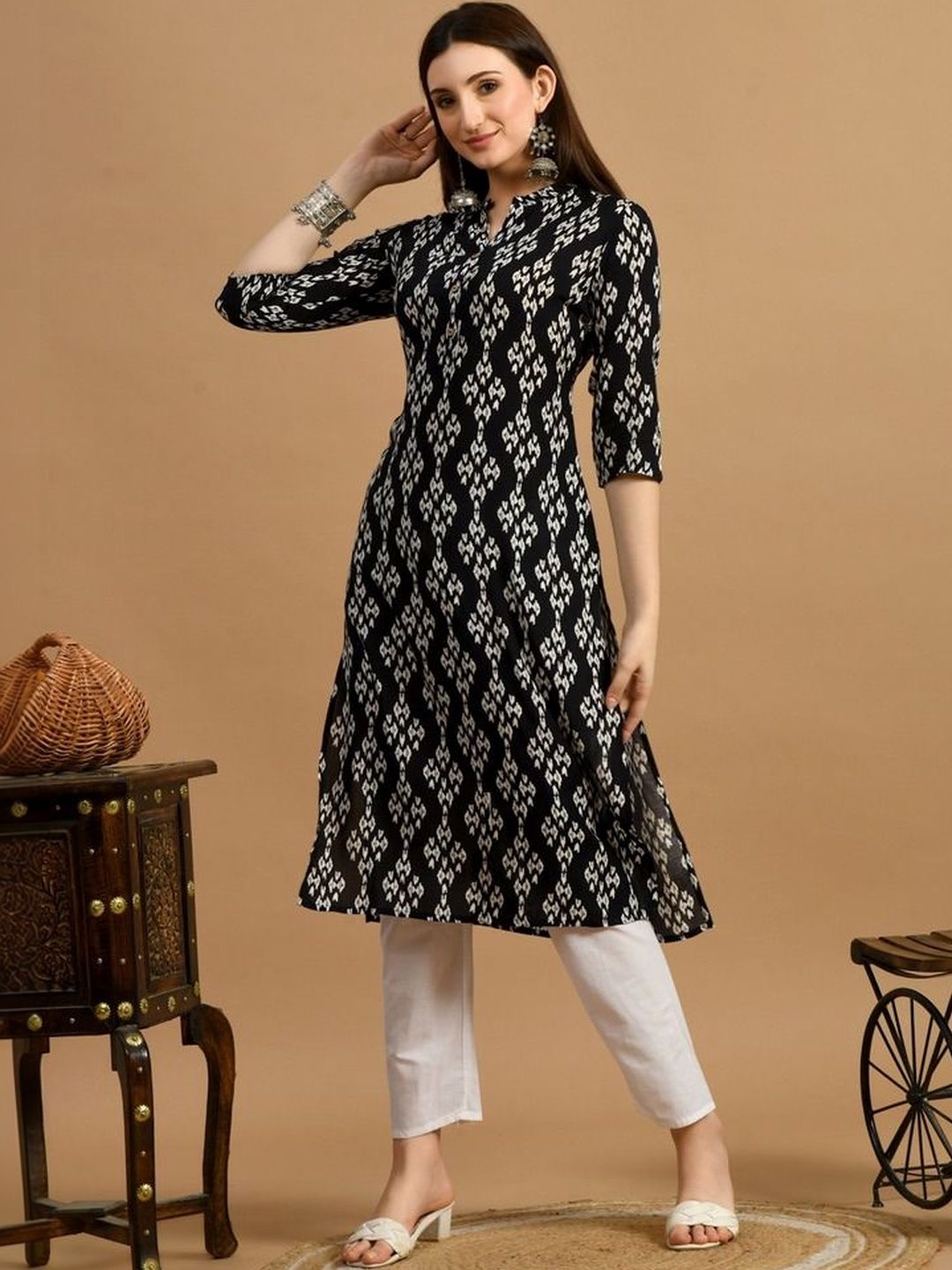 Anouk Women Ethnic Motifs Printed Kurta