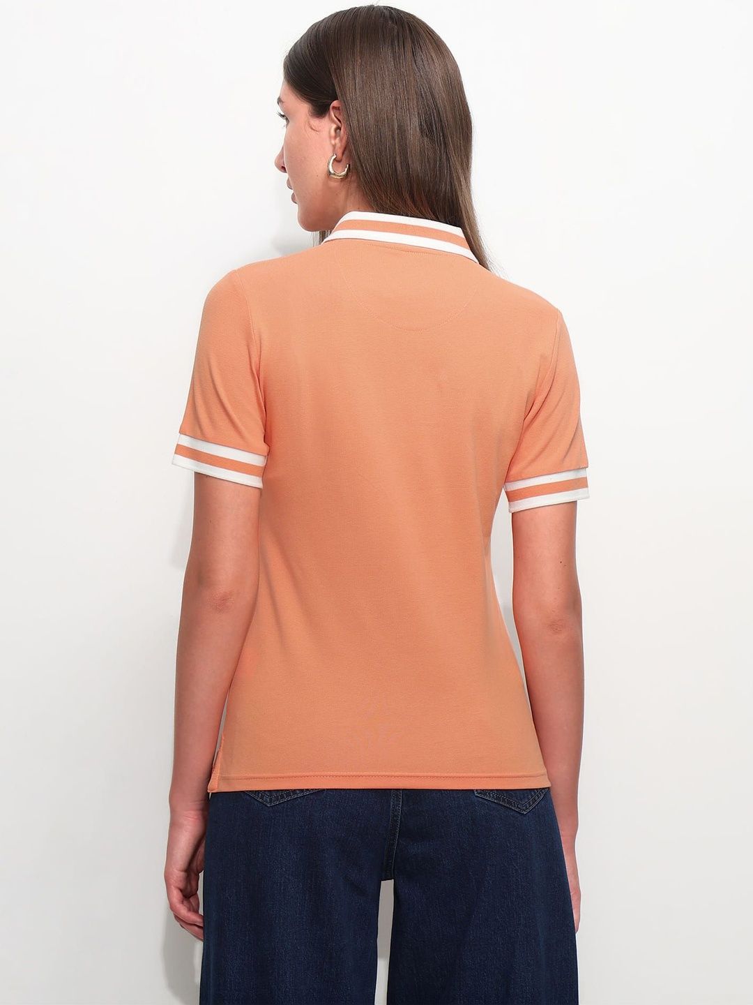 Brand Logo Polo Collar T-shirt