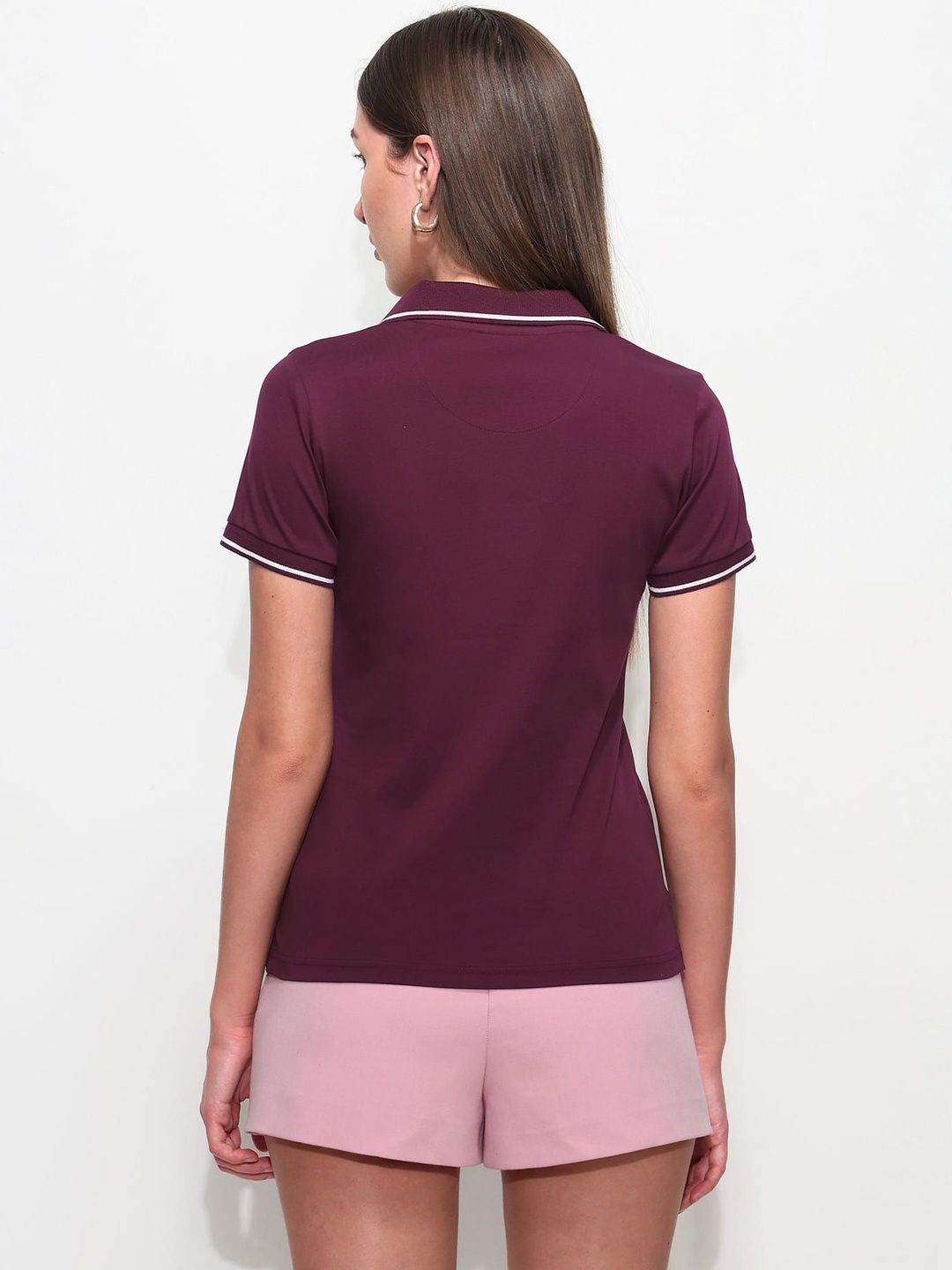 Brand Logo Polo Collar T-shirt