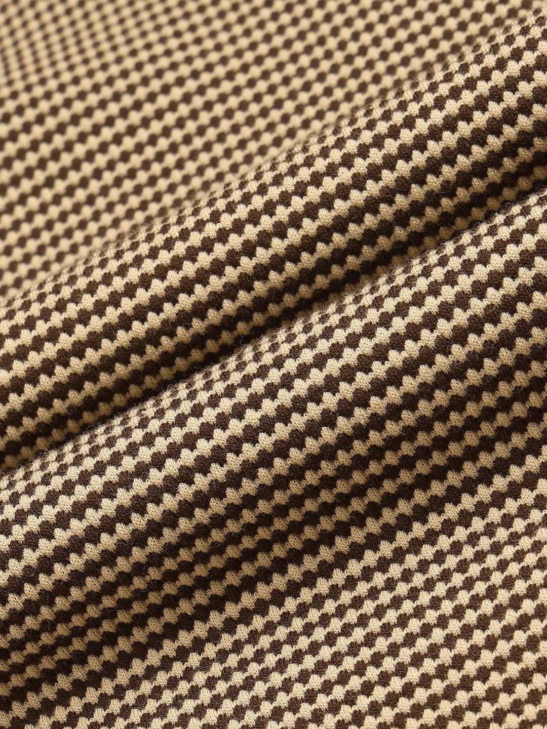 Checked Polo Collar T-shirt
