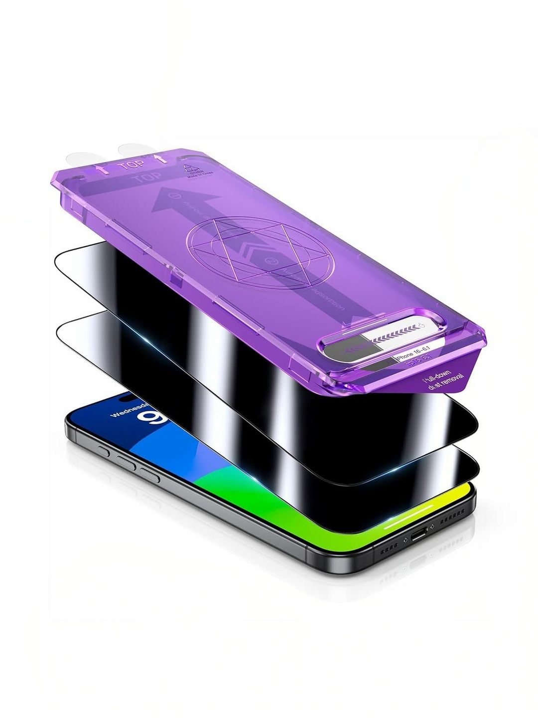 Palay Solid Printed iPhone 14 Pro Back Case Mobile Accessories