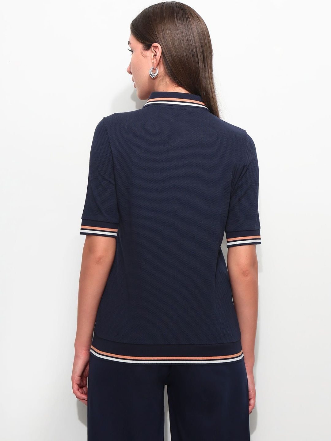 Brand Logo Polo Collar T-shirt