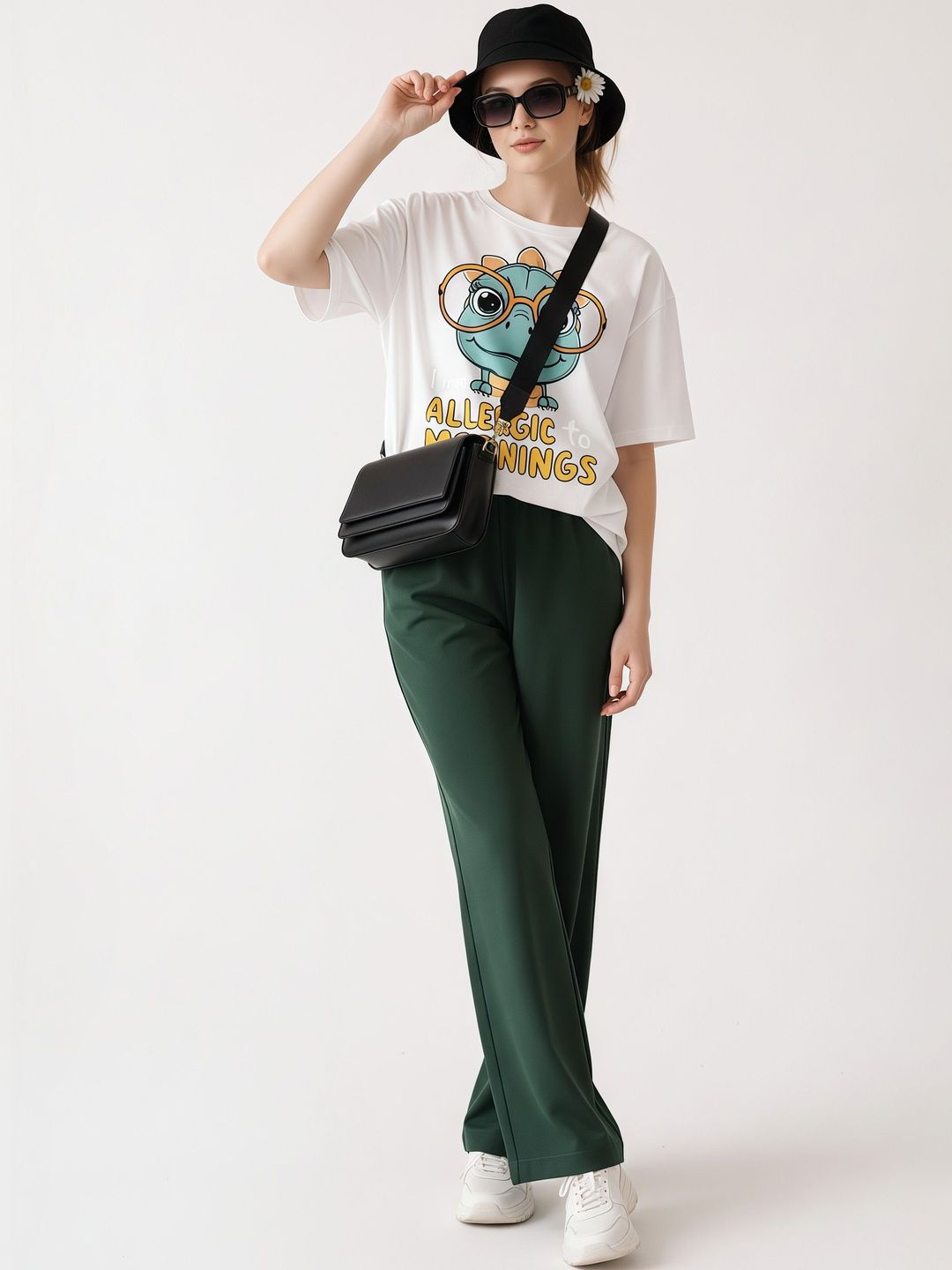 My Swag My Swag Printed T-shirt with Trousers