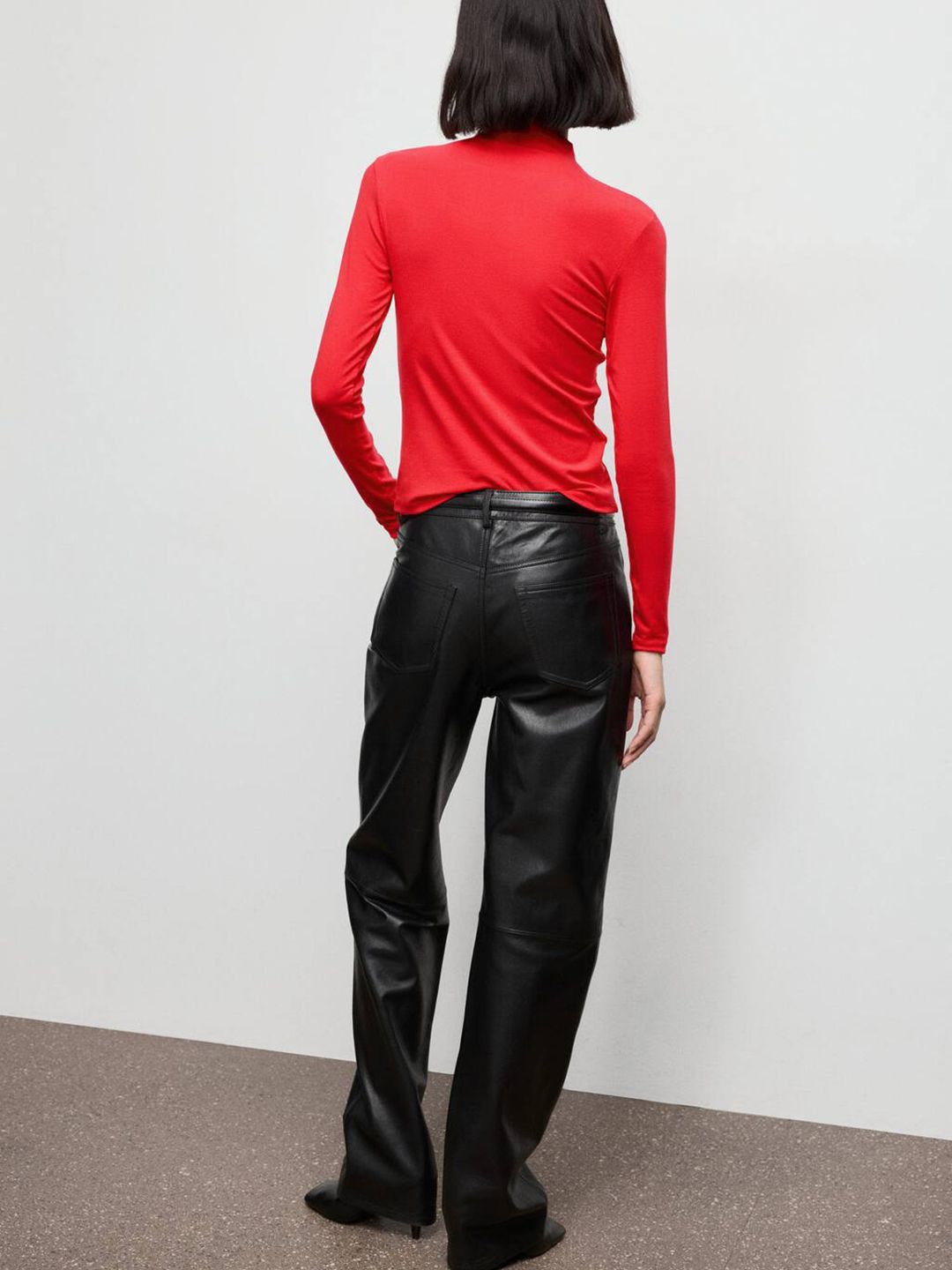 High Neck Slim Fit T-shirt