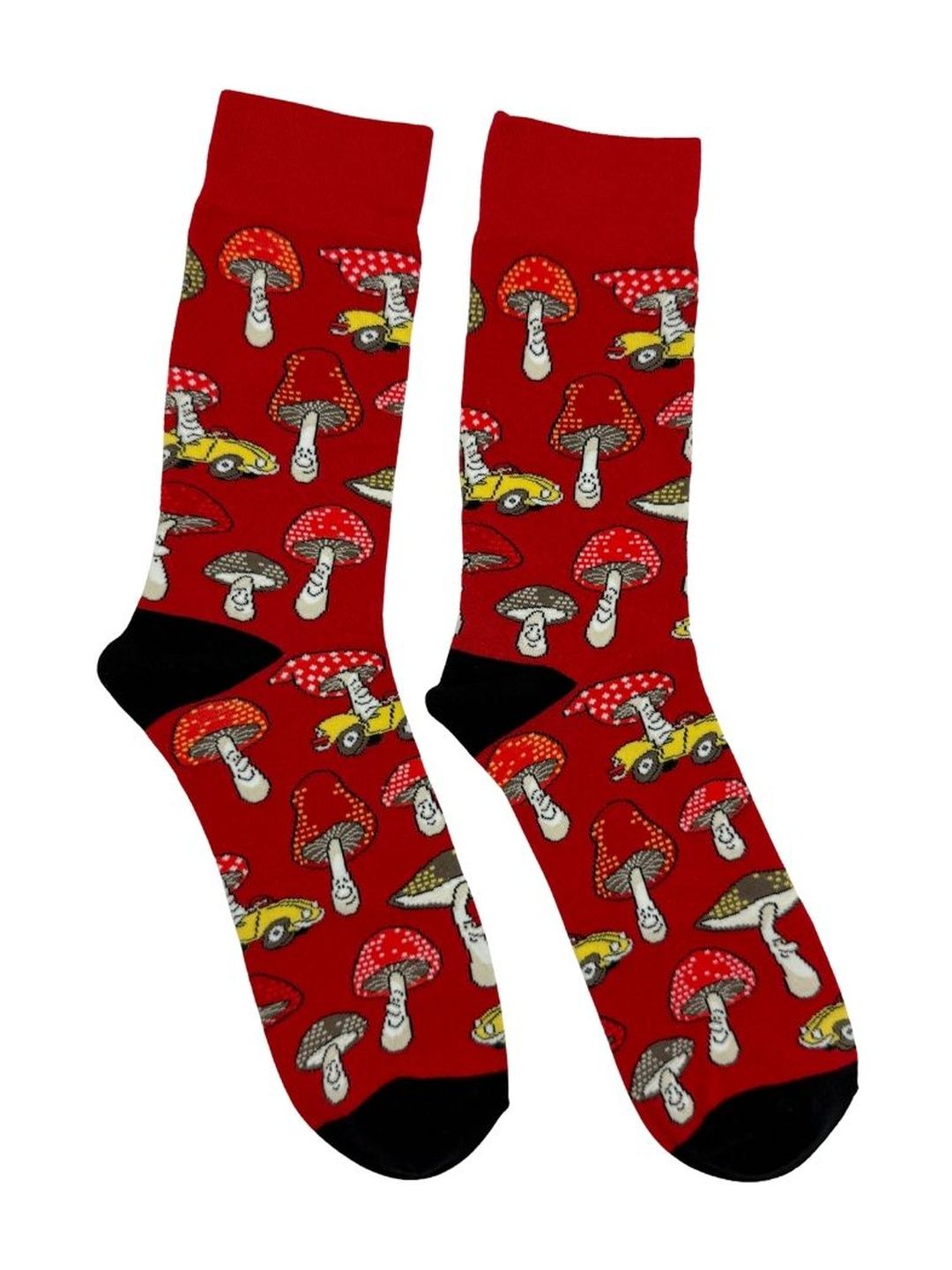 The Tie Hub Unisex Cotton Blend Patterned Calf Length Socks