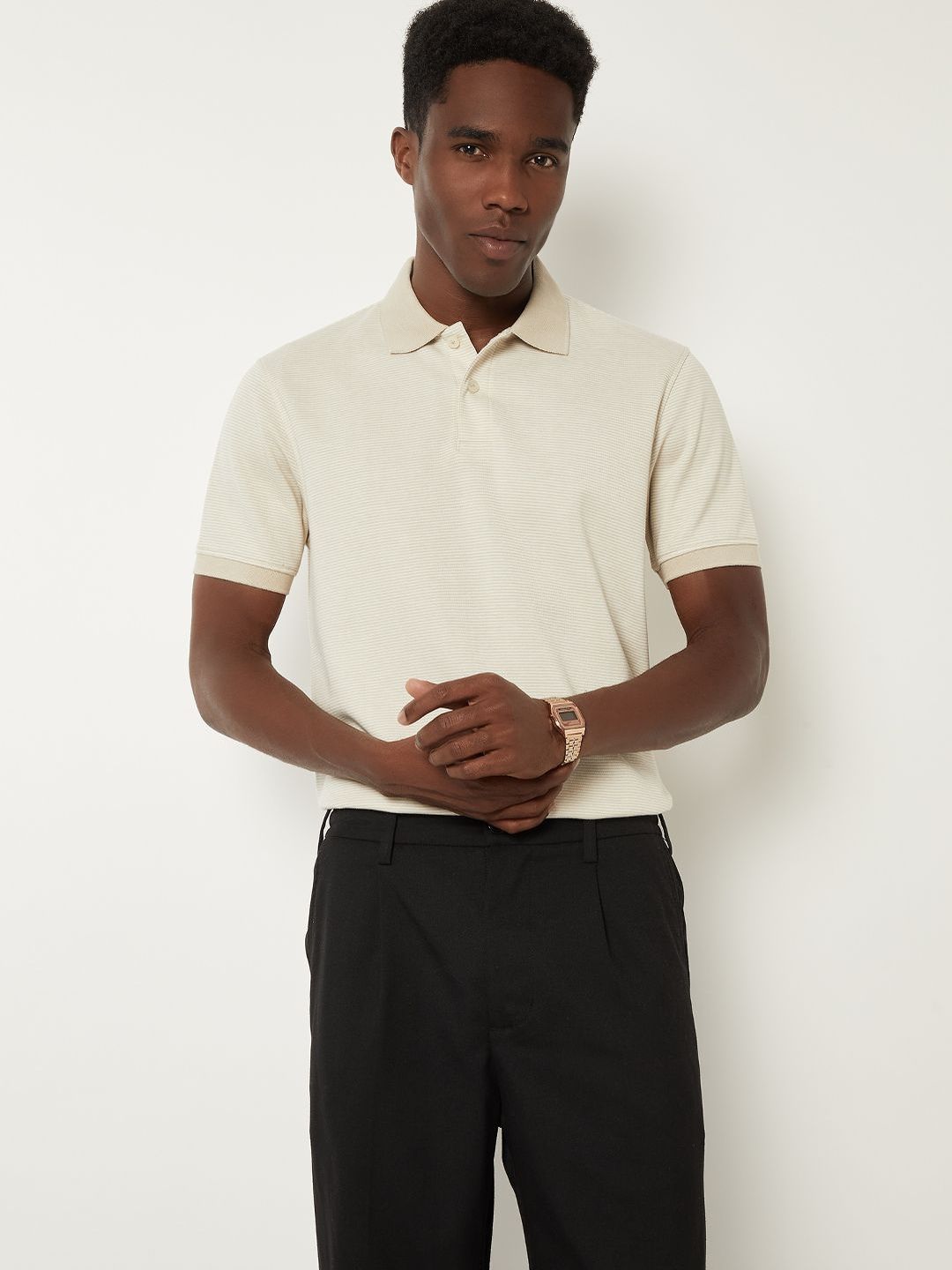 max Men Polo Collar T-shirt