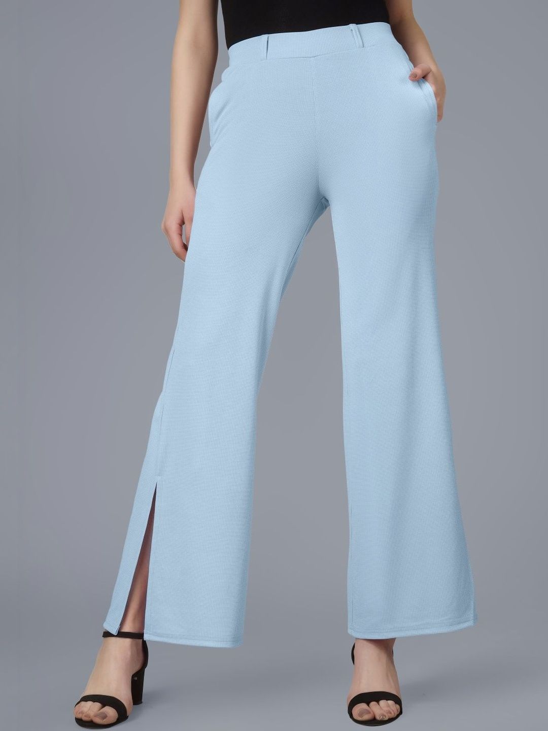 Plus Size Women Relaxed Wrinkle Free Trousers